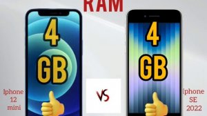 Iphone 12 Mini vs Iphone SE 2022. Iphone 12 mini and Iphone SE Comparison