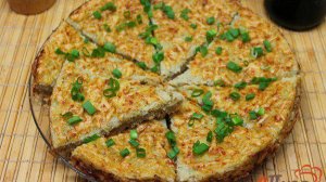 Пирог с рыбой и сыром