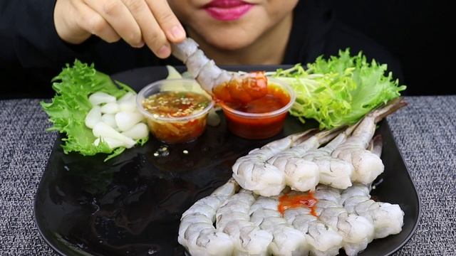 ASMR SHRIMP SAMYANG HOT CHICKEN CARBONARA FLAVOR SAUCE | KLE ASMR смотреть онлайн