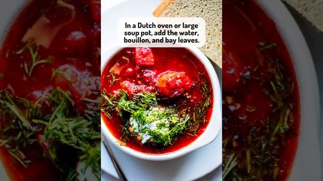 Borscht Recipe | #shorts | @lifeslittlesweets | Life’s Little Sweets