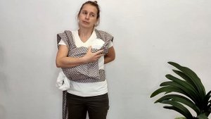 Положение "Колыбелька" в май-слинге от Чудо-Чадо. Видео-инструкция.