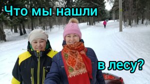 Прогулка по лесопарку и катание на горке