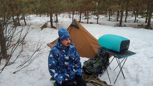 сверхлёгкая палатка одноместная 680 г