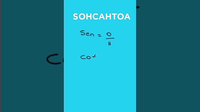 SohCahToa: mnemotecnia #trigonometria #trigonometry #lima