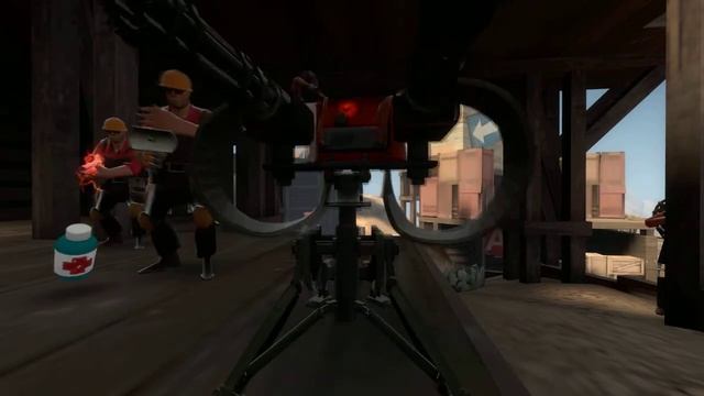 TF2 Pl_Upward: Combat Engy vs. Level 3 Sentry смотреть онлайн