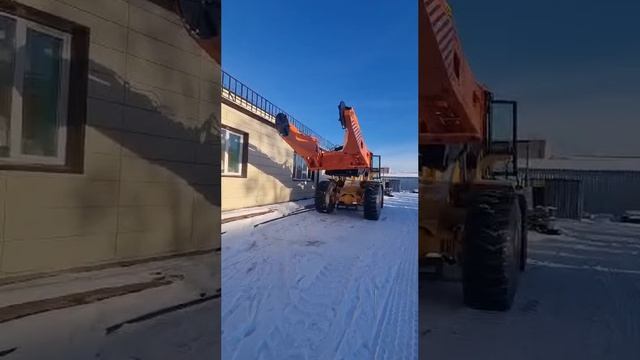 Шинный манипулятор (колесосъёмник) на базе Jingong для БЕЛАЗов и другой карьерной техники