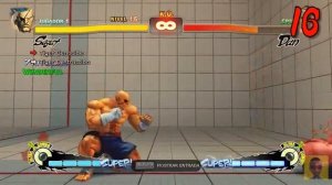 Super Street Fighter 4 - Desafío 11 - Sagat | Gameplay