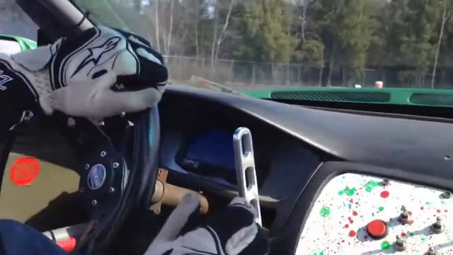 CJ Davis Drifting at D-Spot event in NH - 04-19-2014 600hp RB26 powered s14 смотреть онлайн