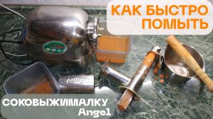 Как быстро помыть соковыжималку Angel