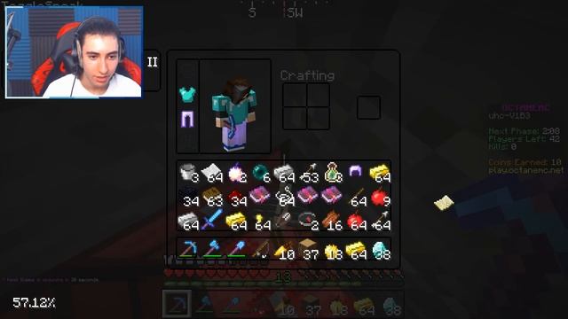 Minecraft UHC but there is infinite loot... смотреть онлайн