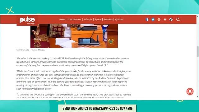 Wow ... How Ghana pentecostal and Charismatic council brilliantly school Akufo Addo on E-Levy смотреть онлайн