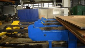 Оборудование транспортного стола (цепного шлеппера) для линии выгрузки листов стана 500