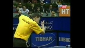 Timo Boll vs Kalinikos Kreanga, EC Tabletennis, Final 2002