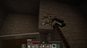 Прохождения Minecraft 4 часть с Девушкой и Другом.Нашли спаун Скелетов и зомби.Опять Смерти.