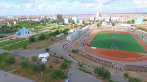 Жезказган с высоты птичьего полета