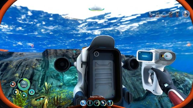 Subnautica  Below Zero пробую играть часть 2.Испытываю Мореход+прохожу Маргарет.