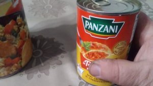 Поэлья и консервированные равиоли. Французские консервы.