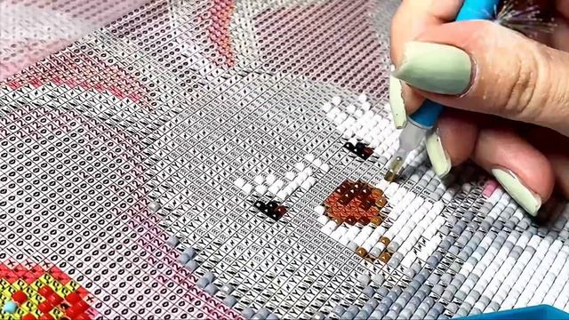 Алмазная мозайка метрика для девочки. #алмазнаямозайка #метрика