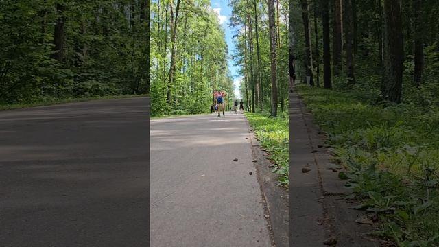 научись катиться на роллере и медаль твоя #лыжероллеры за 5 мин #коньковыйход смотреть онлайн