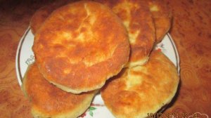 Жареные пирожки на кефире с капустой