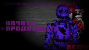 Игра про Purple Маскота/Creppy Purple Mascot:Horror Begins DEMO(FNAF)