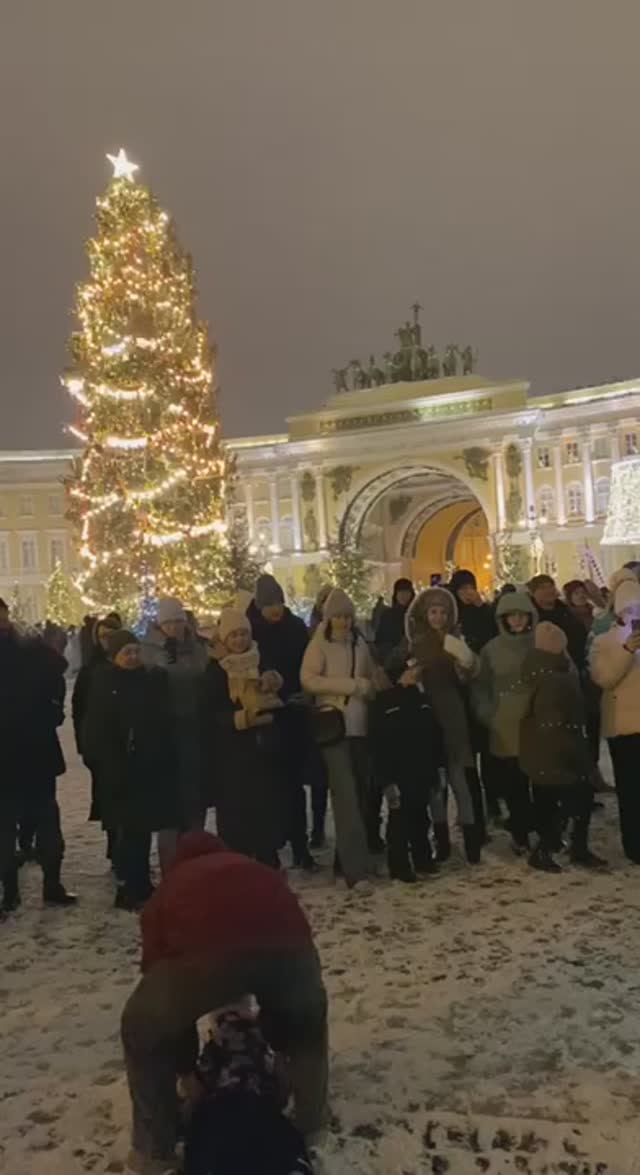 Музыканты на Дворцовой площади 💥НОВОГОДНИЙ Санкт-Петербург 2025