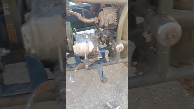 мотоцикл днепр с мотором мотоблока и приводом коляски  2 ремня на коробку 1080p