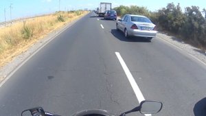 Honda CBR 600 F4 Crazy Ride Trought Traffic