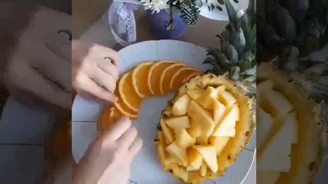 Фруктовая нарезка 🍇🍊Fruit slices 🍇🍊 смотреть онлайн