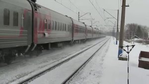 ЧС2К- 418 с поездом 37 "Томич" Томск- Москва