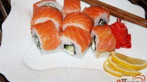 Классическая филадельфия с соленым лососем