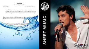 Дима Билан - Believe | Ноты для Скрипки + Минус в подарок!