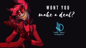 Wont you make a deal? - Alastor x Listener || Kisses and Heavy breathing|| ASMR