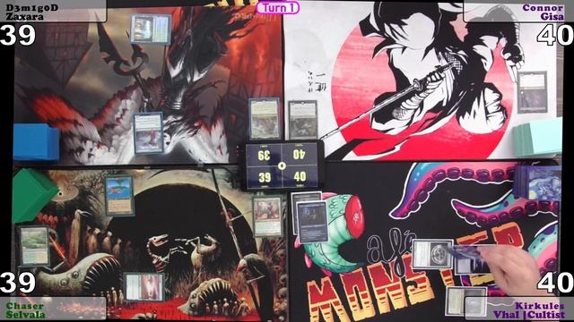 AmateurHourMTG Game 18 Selvala vs Zaxara vs Gisa vs Vhal  Cultist cEDH