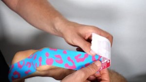 Тейпирование при пяточной шпоре RockTape