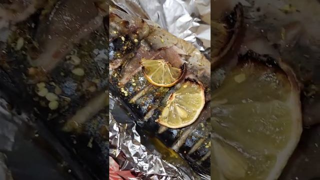 наш ужин рис с овощами и запечённая скумбрия 😊 смотреть онлайн