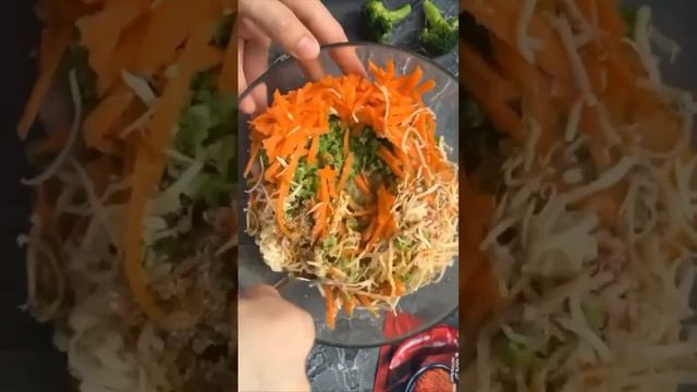 Диетические куриные котлеты с брокколи❤️🤤