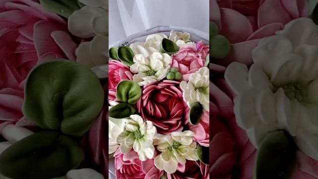 Мой красивый Зефирный букет  #зефирныецветы #зефирнаяфлористика #зефир