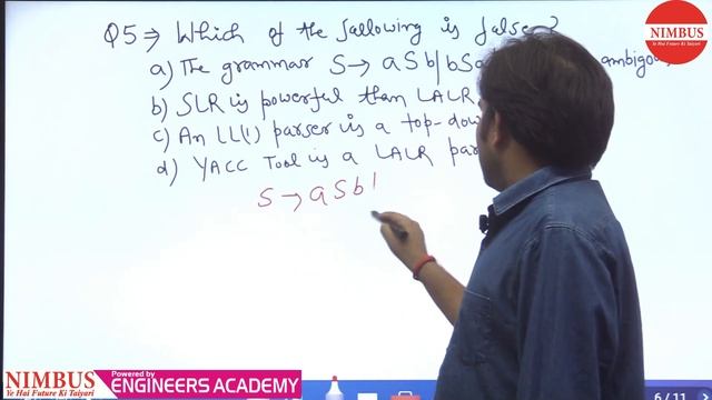 NIC/NIELIT Most Expected Question Series | Compiler Design- 2 | NIC Exam 2020