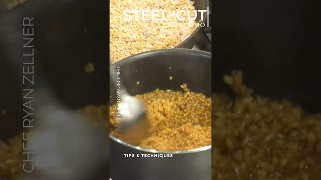 Steel-Cut Oat Risotto | Chef Ryan Zellner | Tips #shorts