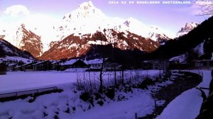 2014 02 09 Engelberg Switzerland  ЛОШАДИ 4К