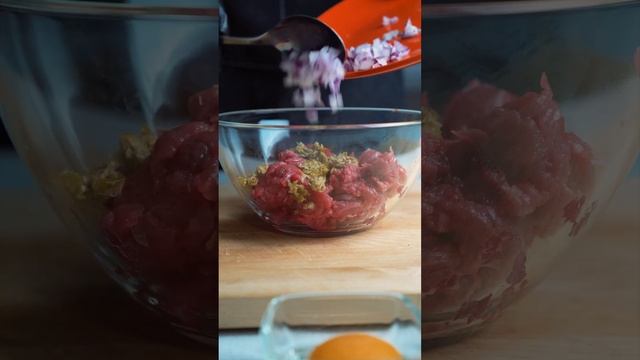 Тартар из говядины  #кулинария