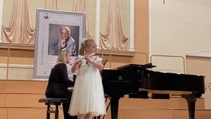 Олечка Сафронова - девочка с флейтой! А. Даргомыжский «Танец» 30.01.2022 г. Москва