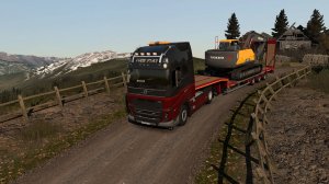 Невероятно красивое путешествие по дорогам ETS2 1.53 combomap 12.01.25