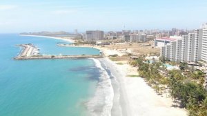 playa hotel venetur isla de margarita venezuela drone