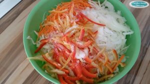 Салат БОМБА, сочный, лёгкий, питательный КАПУСТА  ПО- КАЗАЧЬИ.