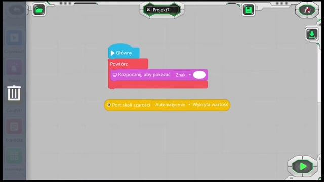 Krypton Robot and Scratch, Line follower, Krypton 0, 2, 4, 6, 8
