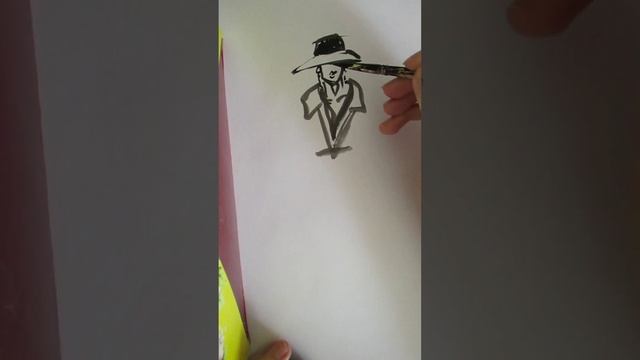 Рисую фэшн скетч тушью без предварительного наброска за 1 минуту

#рисование #фэшн #арт