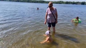 Кира на пляже 🏖