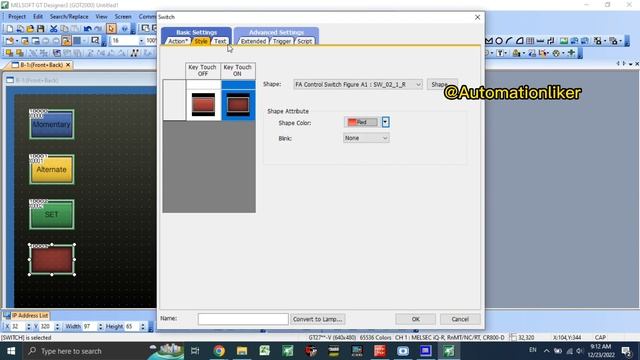 HMI GOT2000: Explanation Difference Momentary,Alternate and Set/Reset button Mitsubishi HMi смотреть онлайн